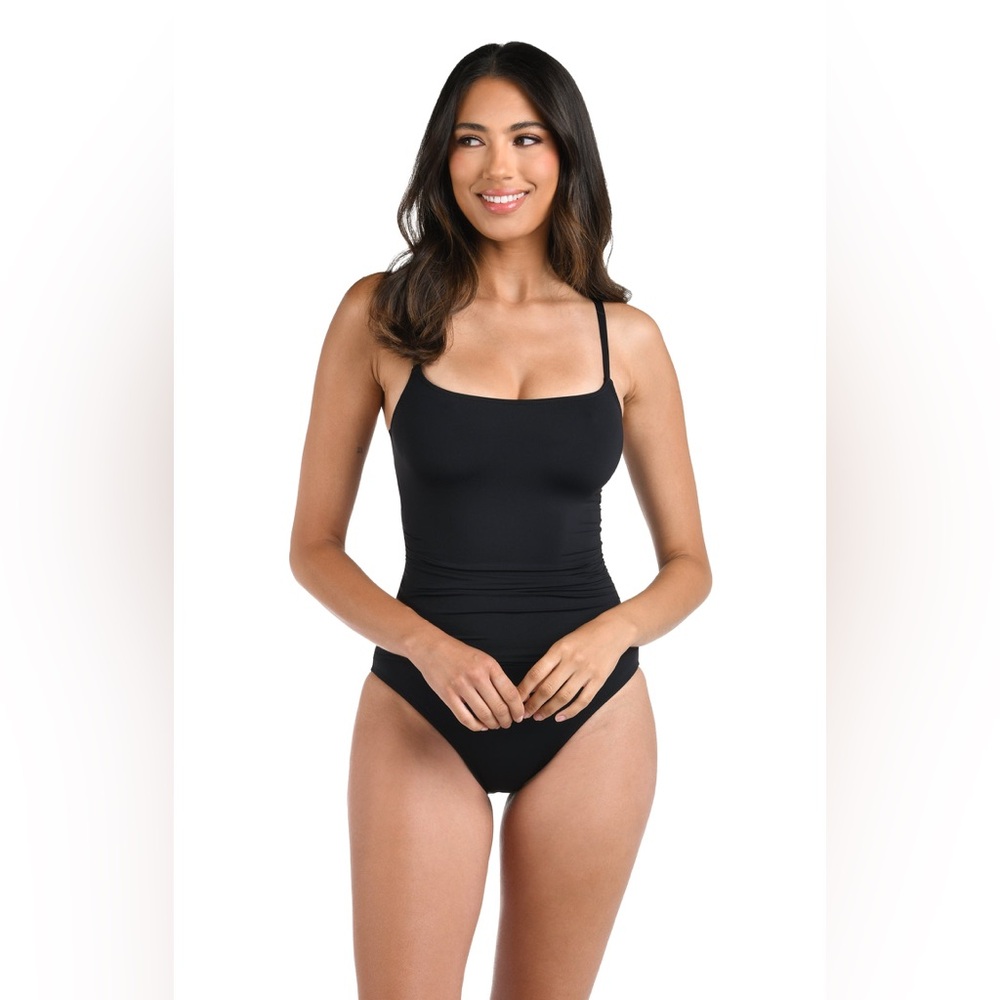 La Blanca Island Goddess Lingerie One Piece - Black